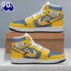 Gift Summer Minion Nike Logo Yellow Design Air Jordan 1 High Top