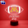 Minnesota Golden Gophers Football Led Sports Fan Lamp Custom Light Gift Christmas