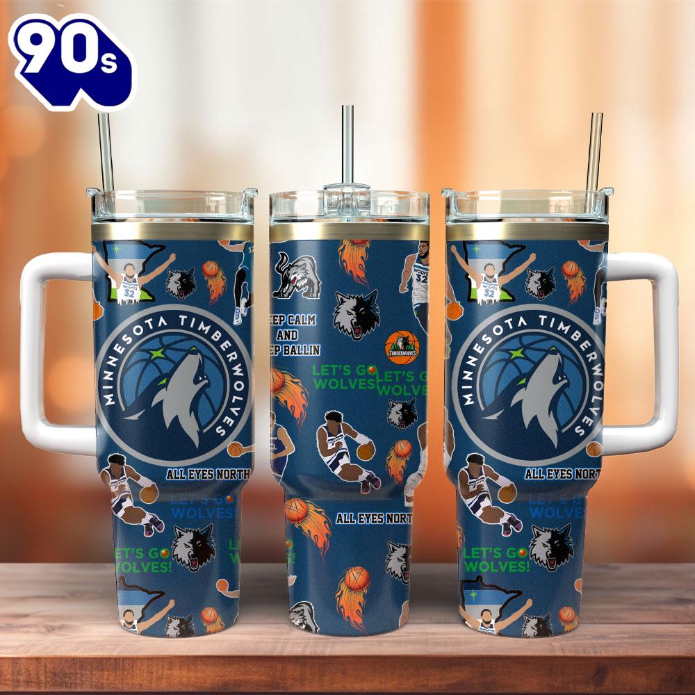 Minnesota Timberwolves Basketball NBA Sport Custom Stanley Quencher 40oz Stainless Steel Tumbler Minnesota Timberwolves Basketball NBA Sport Custom Stanley Quencher 40oz Stainless Steel Tumbler