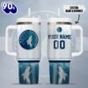 Minnesota Timberwolves NBA Custom Stanley Quencher 40oz