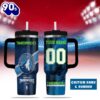 Minnesota Timberwolves NBA Custom Stanley Quencher 40oz Stainless Steel Tumbler With Handle