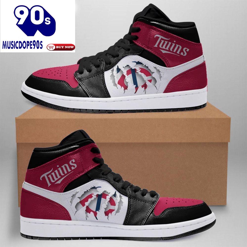 Minnesota Twins Air Jordan Shoes Sport Sneakers, Best Gift For Men And Women Minnesota Twins Air Jordan Shoes Sport Sneakers, Best Gift For Men And Women