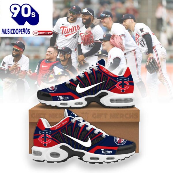 Minnesota Twins Custom Nike Air Max Plus Shoes For Fans