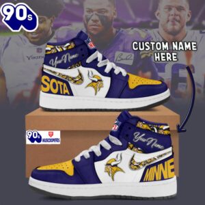 Minnesota Vikings Air Jordan 1 Shoes