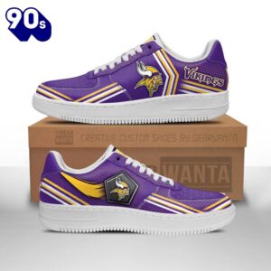 Minnesota Vikings Air Sneakers Custom…