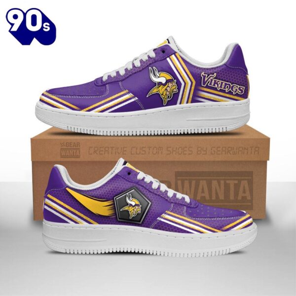 Minnesota Vikings Air Sneakers Custom Force Shoes For Fans