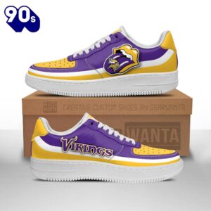 Minnesota Vikings Air Sneakers Custom…