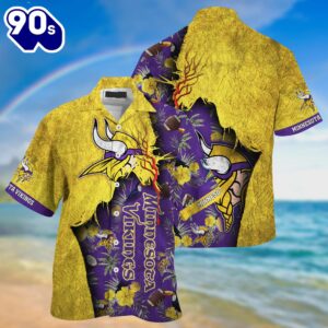 Minnesota Vikings NFL-God Hawaii Shirt…