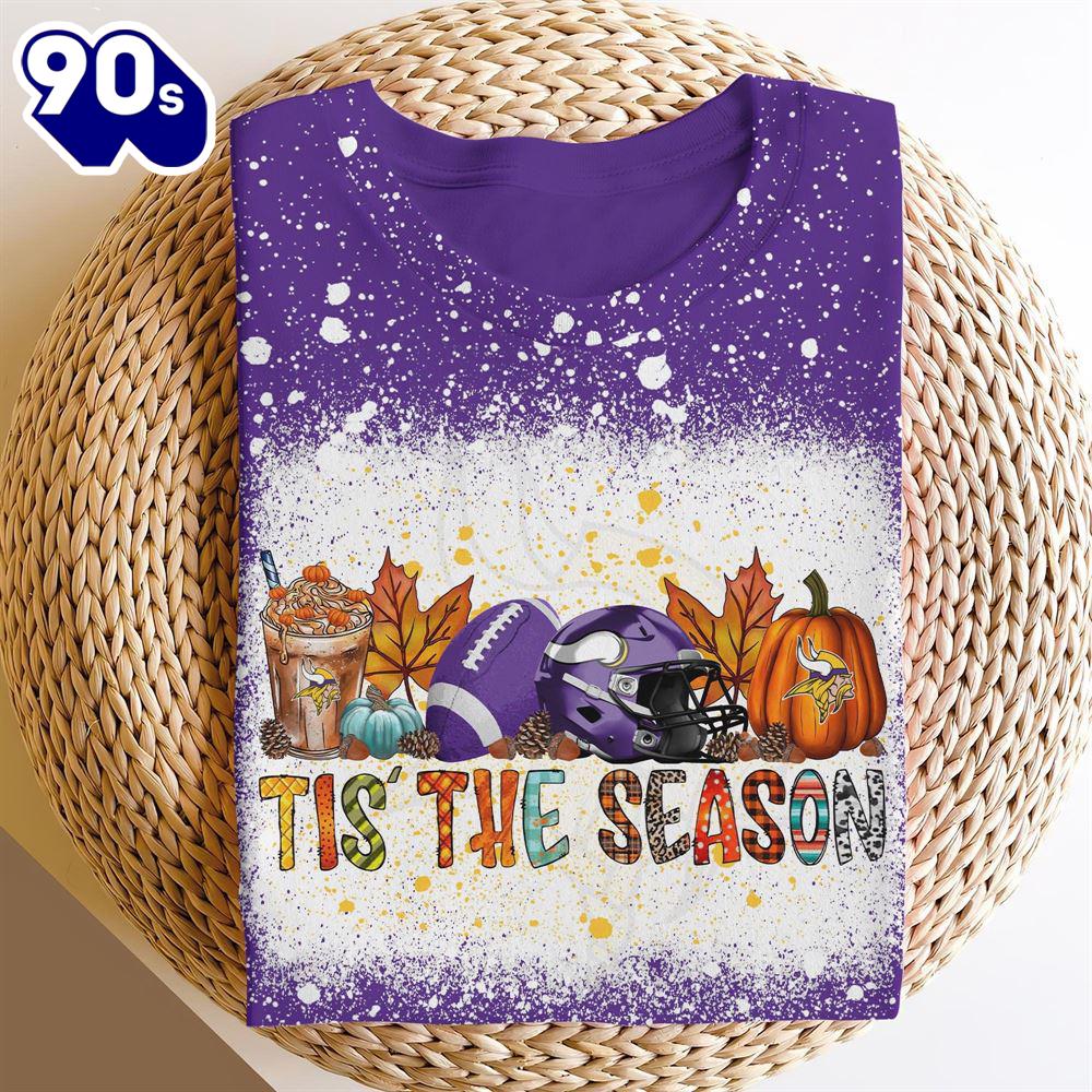 Minnesota Vikings Tis The Season Sport For Fan 3D Shirts Minnesota Vikings Tis The Season Sport For Fan 3D Shirts