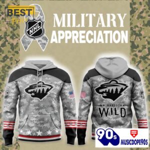 Minnesota Wild 2024 Military Appreciation Hoodie, Jogger, Cap