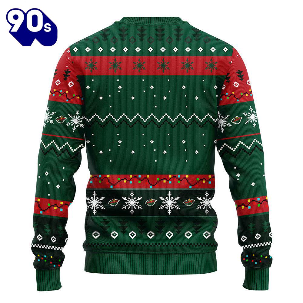 Minnesota Wild Hohoho Mickey Christmas Ugly Sweater Gift Christmas Minnesota Wild Hohoho Mickey Christmas Ugly Sweater Gift Christmas