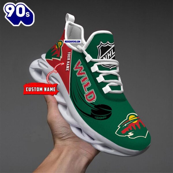 Minnesota Wild Personalized NHL New Max Soul Shoes V1