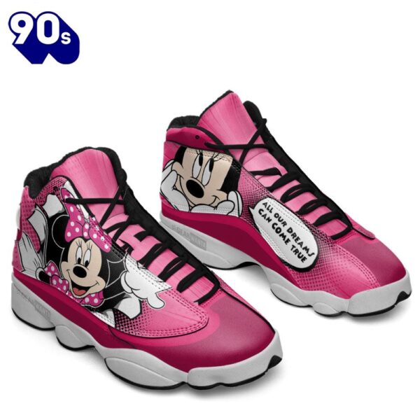 Minnie Air Jordan 13 Sneakers Custom Comic Style Shoes