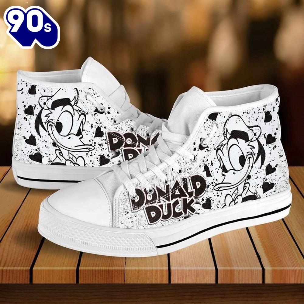 Minnie Mouse Disney Cartoon High Top Shoes High Shoes For Fans New Canvas Shoes Minnie Mouse Disney Cartoon High Top Shoes High Shoes For Fans New Canvas Shoes