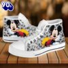 Minnie Mouse Disney Cartoon High Top Shoes Sleek Top Sneakers For Fans New Canvas Shoes