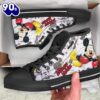 Minnie Mouse Disney Cartoon High Top Shoes Street High Cuts For Fans New Canvas Shoes