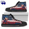 Minnie Mouse Disney Cartoon High Top Shoes Stylish High Tops For Fans New Canvas Shoes