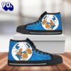 Minnie Mouse Disney Cartoon High Top Shoes Trendy High Cuts For Fans New Canvas Shoes