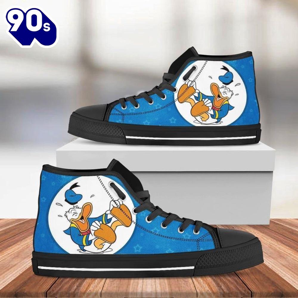 Minnie Mouse Disney Cartoon High Top Shoes Trendy High Cuts For Fans New Canvas Shoes Minnie Mouse Disney Cartoon High Top Shoes Trendy High Cuts For Fans New Canvas Shoes