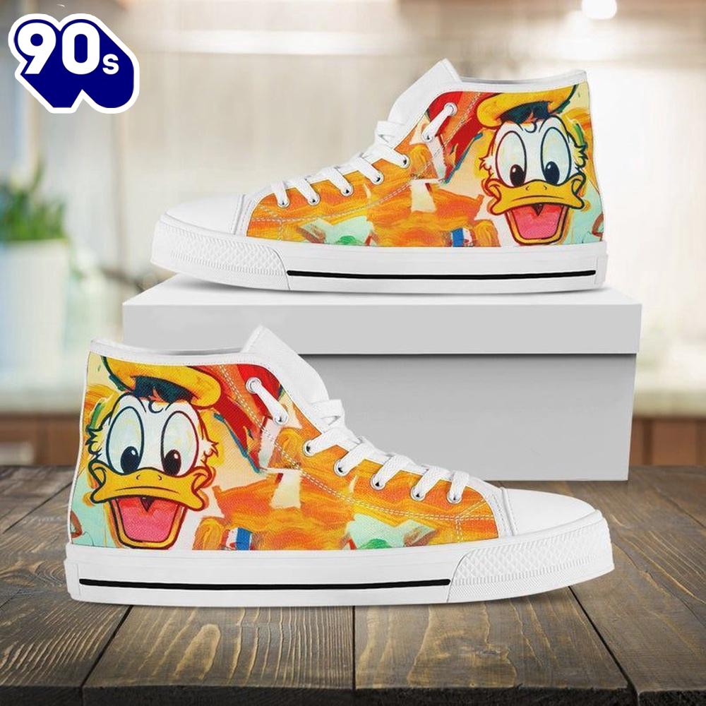 Minnie Mouse Disney Cartoon High Top Shoes Urban High Tops For Fans New Canvas Shoes Minnie Mouse Disney Cartoon High Top Shoes Urban High Tops For Fans New Canvas Shoes