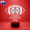 Mississippi State Football Led Light Up Sports Fan Lamp Custom Light Gift Christmas