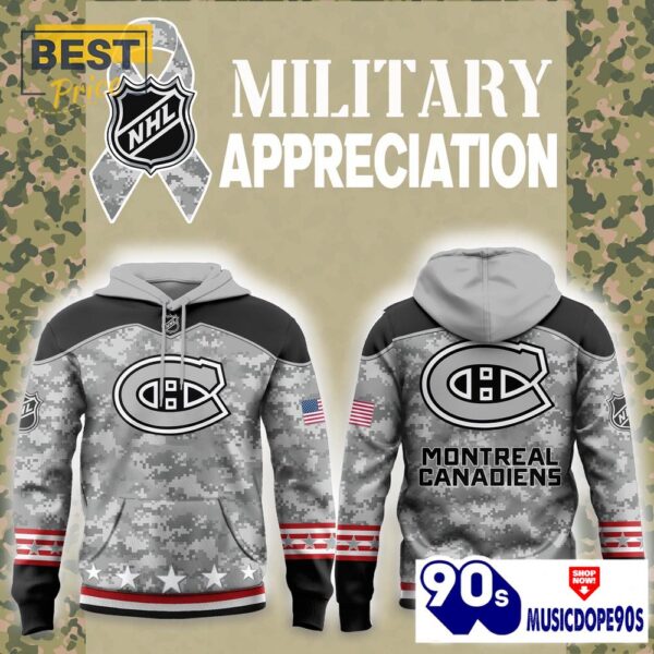 Montreal Canadiens 2024 Military Appreciation Hoodie, Jogger, Cap