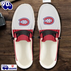 Montreal Canadiens NHL Hey Dude Shoes Custom Name Perfect Gift