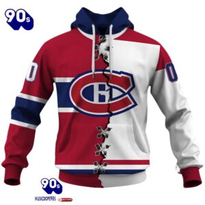 Montreal Canadiens Personalized NHL Mix Jersey Hoodie Set