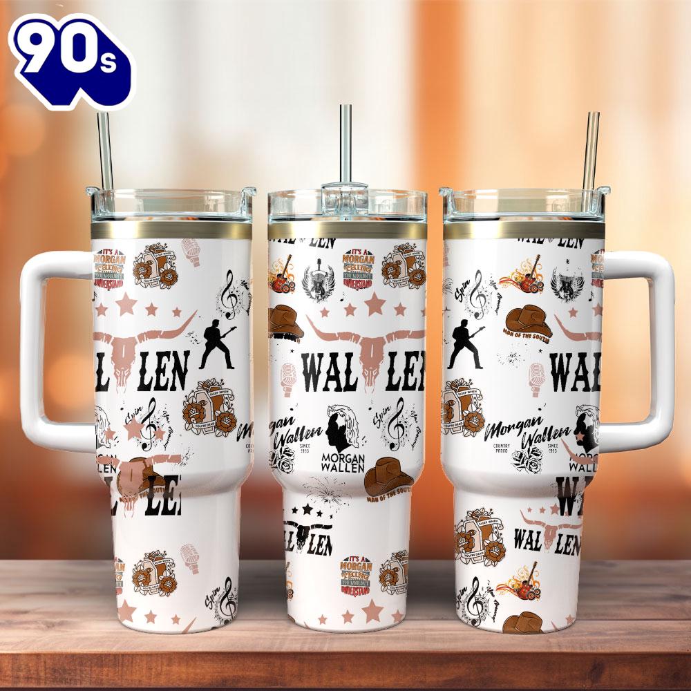 Morgan Wallen Music stand alone ep Custom Stanley Quencher 40oz Stainless Steel Tumbler For Fans Morgan Wallen Music stand alone ep Custom Stanley Quencher 40oz Stainless Steel Tumbler For Fans