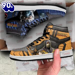 Mortal Kombat J1 Sneakers Scorpion vs Sub-Zero Fight