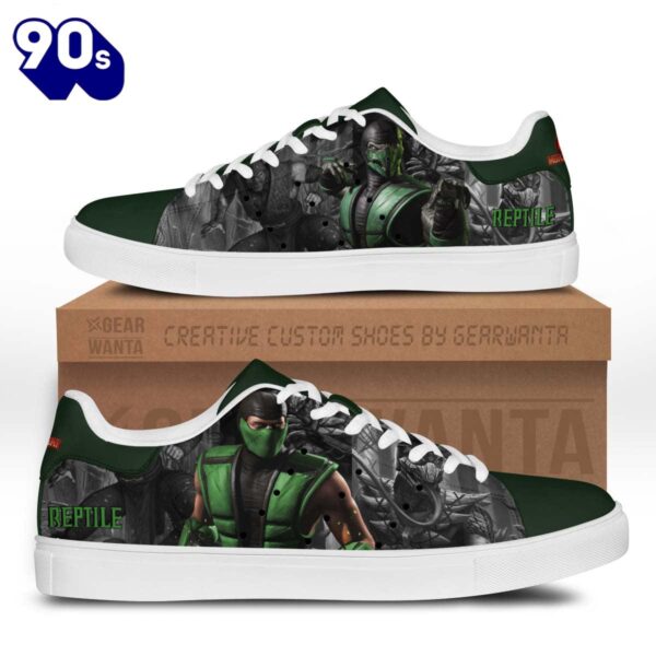 Mortal Kombat Reptile Stan Smith Shoes Gift For Your Kid