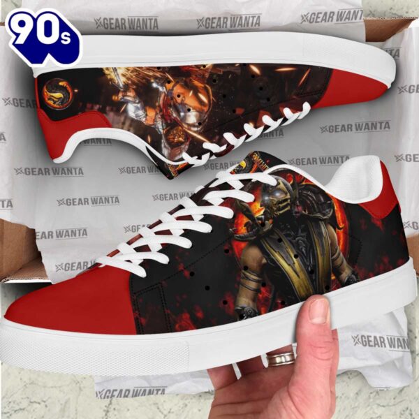 Mortal Kombat Scorpion Stan Smith Shoes Gift For Your Kid