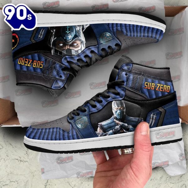 Mortal Kombat Sneakers Sub-zero Shoes Custom For Fans