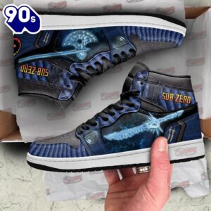 Mortal Kombat Sneakers Sub-zero Weapon Shoes Custom For Fans