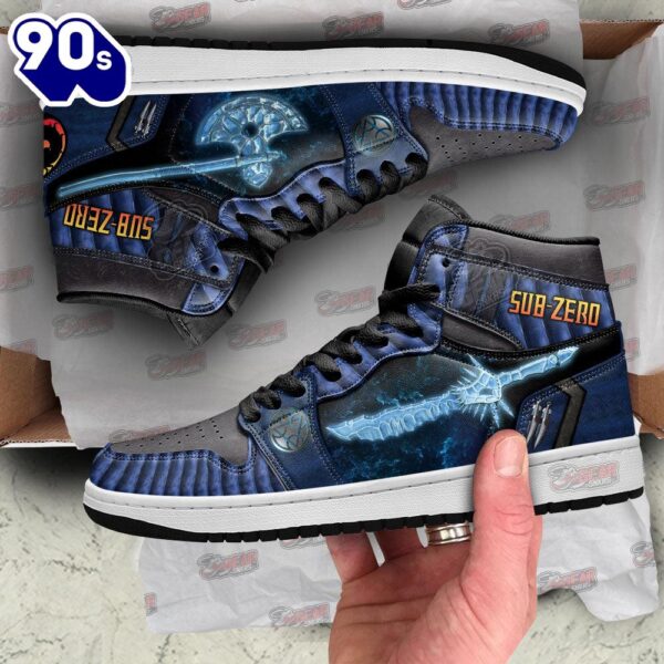 Mortal Kombat Sneakers Sub-zero Weapon Shoes Custom For Fans