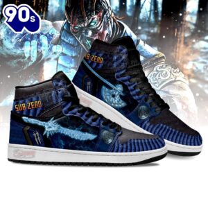 Mortal Kombat Sneakers Sub-zero Weapon Shoes Custom For Fans