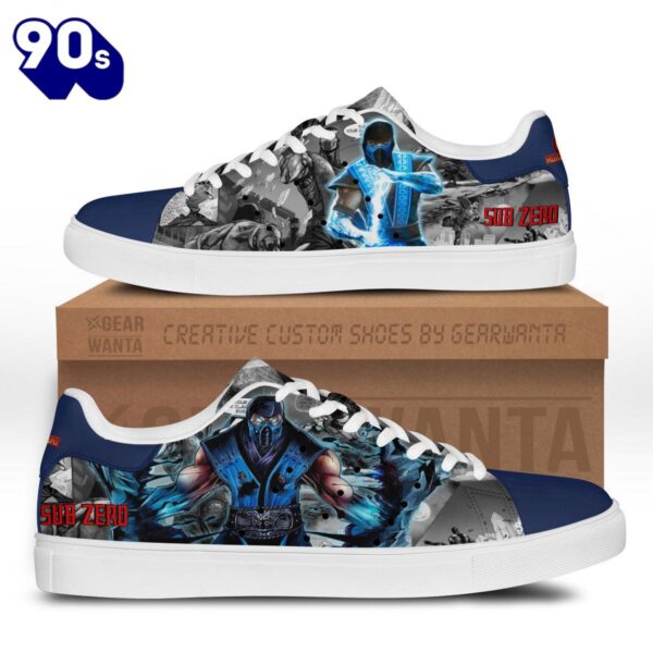 Mortal Kombat Sub-Zero Stan Smith Shoes Gift For Your Kid