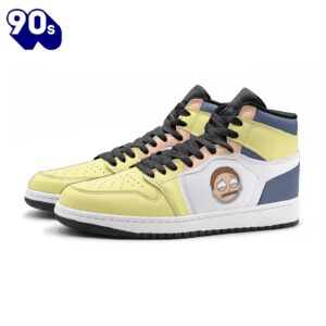 Morty Smith AJ1s Sneakers Sick Face Custom For Fans v1