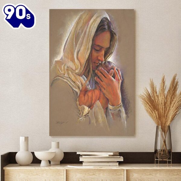 Mother’s Embrace Canvas Pictures Jesus Christ Canvas Art   Gift For Christmas