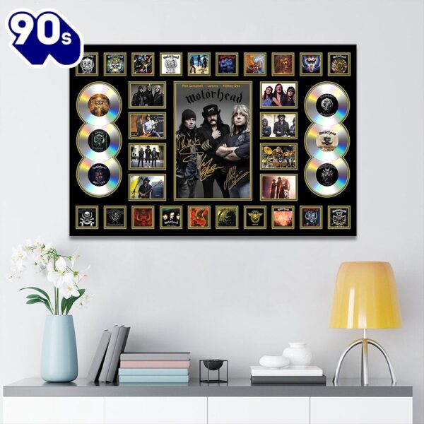 Mot?rhead Band Rectangle Canvas With Inner Frame For Fans