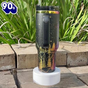 Mountain And Compass Design 40oz Insulated Tumbler