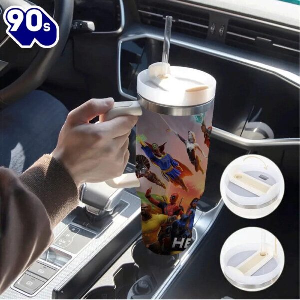 Movies Superheroes Printed Insulated Tumbler