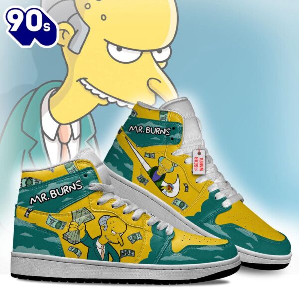 Mr. Burns The Simpson J1 Shoes Custom For Fans