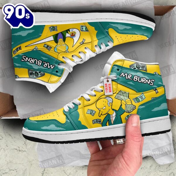 Mr. Burns The Simpson J1 Shoes Custom For Fans