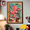 My Morning Jacket Dallas Texas Show 2025 Gig Poster At Toyota Music Factory On April 12 2025 Amazons Female Warriors Greek Myth Canvas