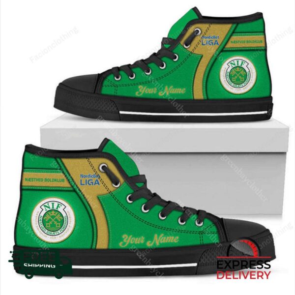 Naestved Personalized High Top Canvas Shoes