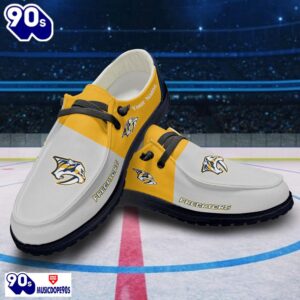 Nashville Predators NHL Hey Dude Shoes Custom Name Perfect Gift