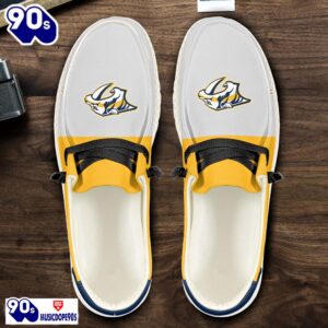 Nashville Predators NHL Hey Dude Shoes Custom Name Perfect Gift