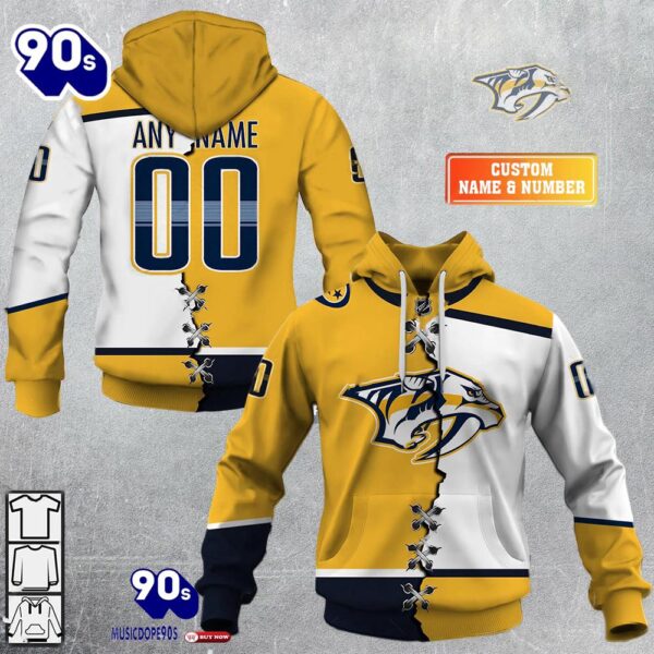 Nashville Predators Personalized NHL Mix Jersey