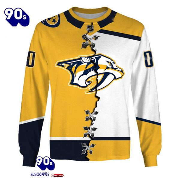 Nashville Predators Personalized NHL Mix Jersey